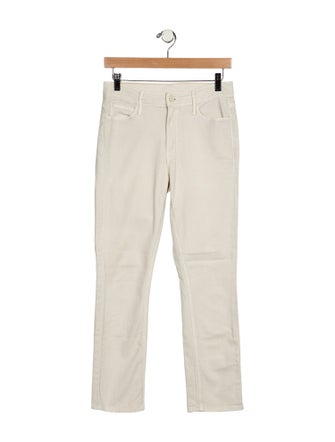 Mother Mid-Rise Straight Leg Jeans