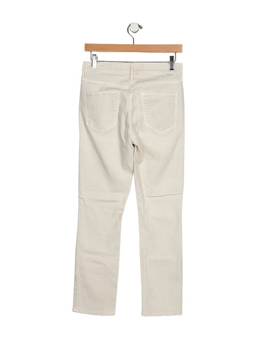 Mother Mid-Rise Straight Leg Jeans