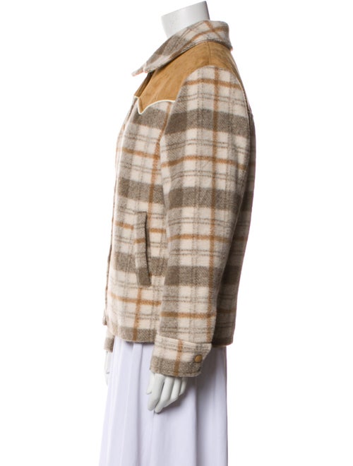 Mother Plaid Print Jacket