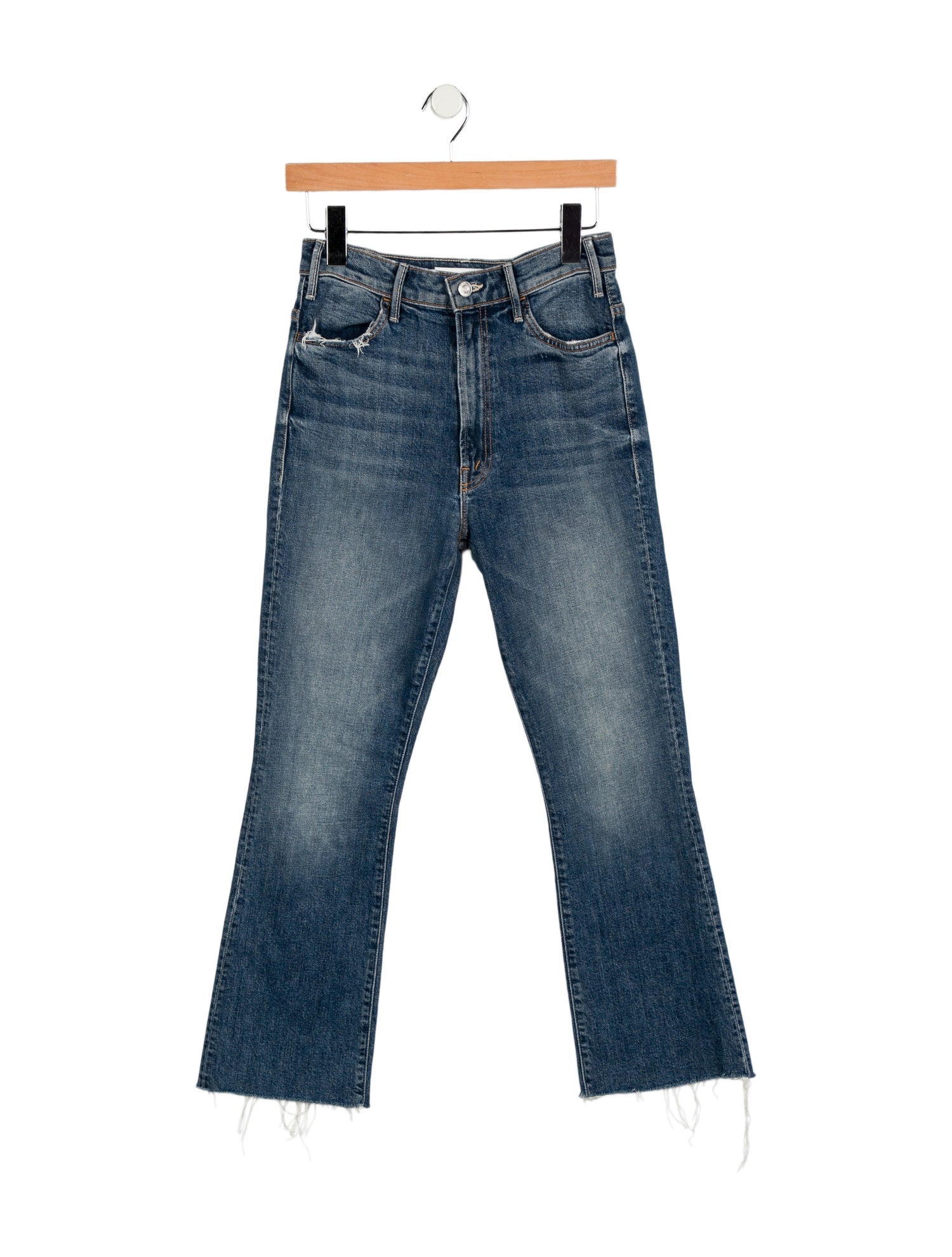 Mother High-Rise Straight Leg Jeans