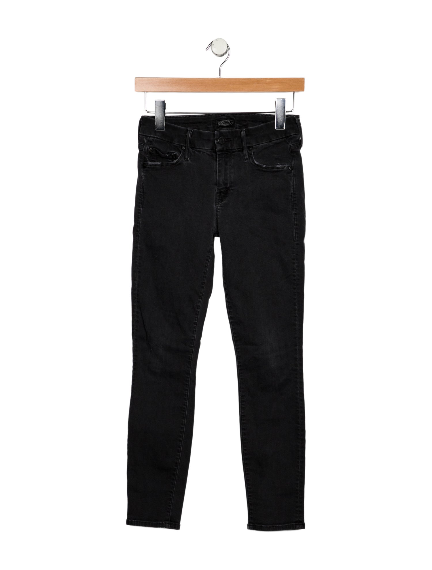 Mother Mid-Rise Skinny Leg Jeans