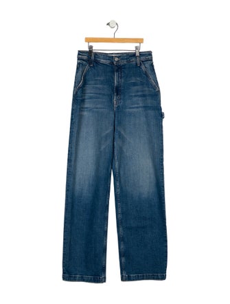 Mother High-Rise Wide Leg Jeans