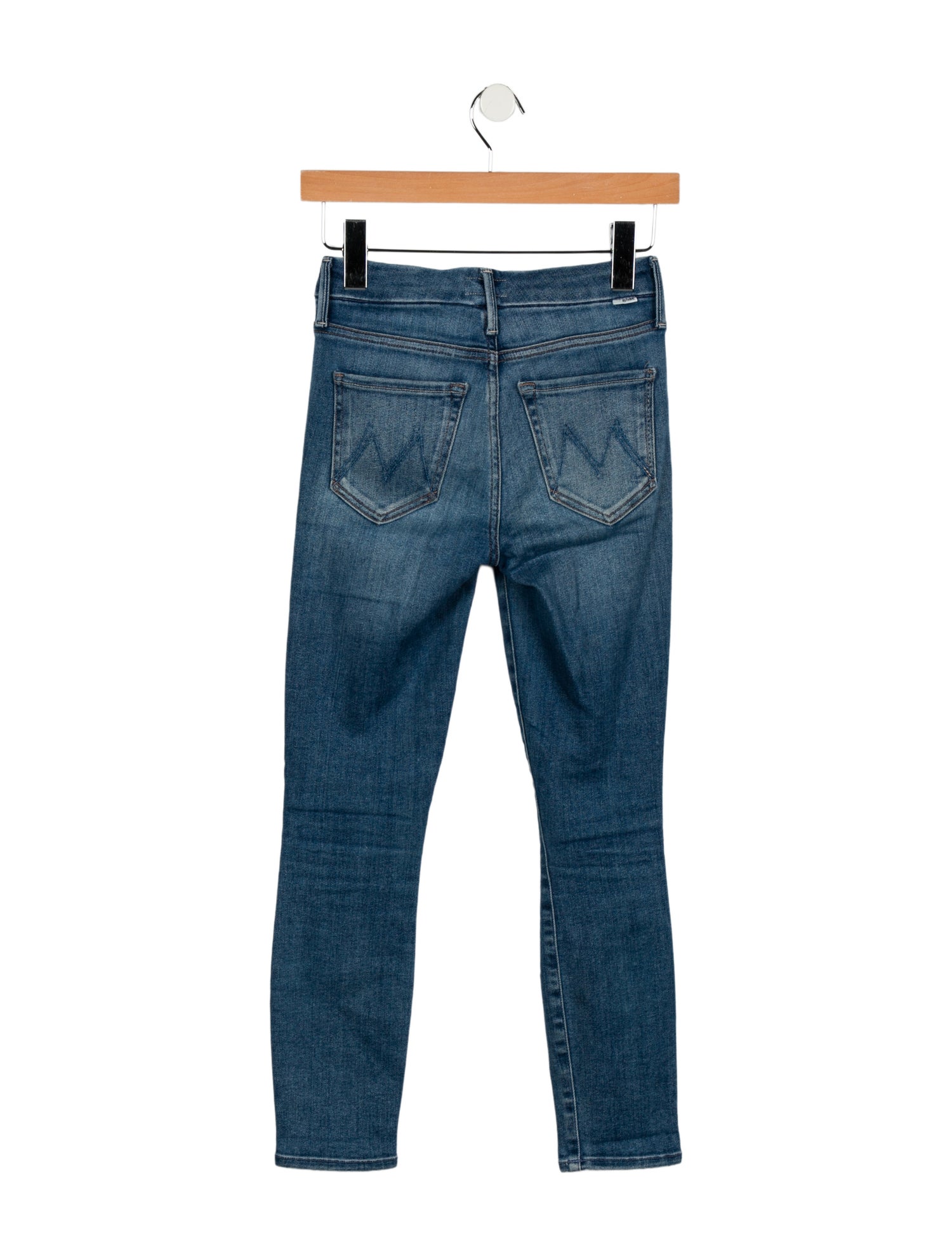 Mother Mid-Rise Skinny Leg Jeans