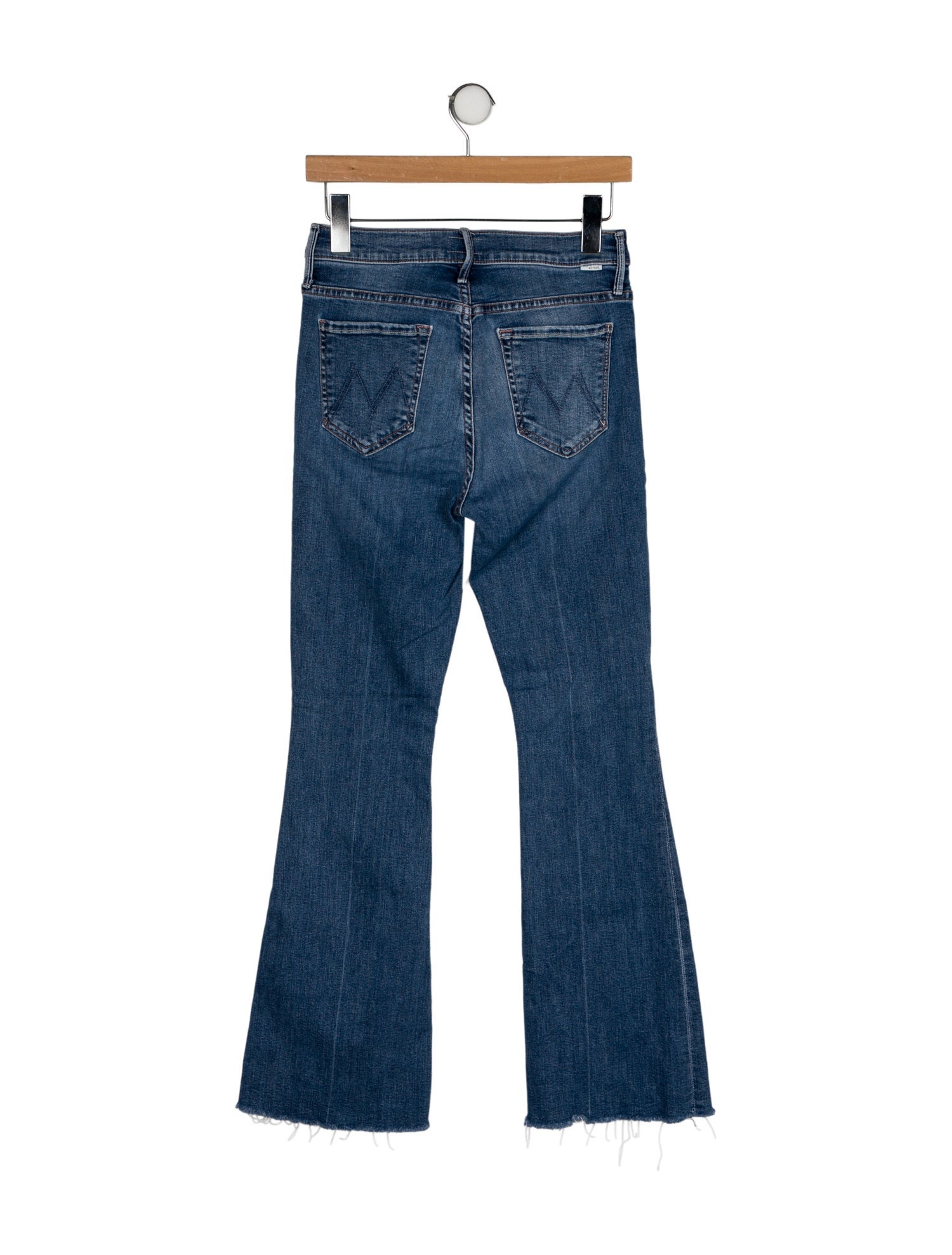 Mother Mid-Rise Wide Leg Jeans
