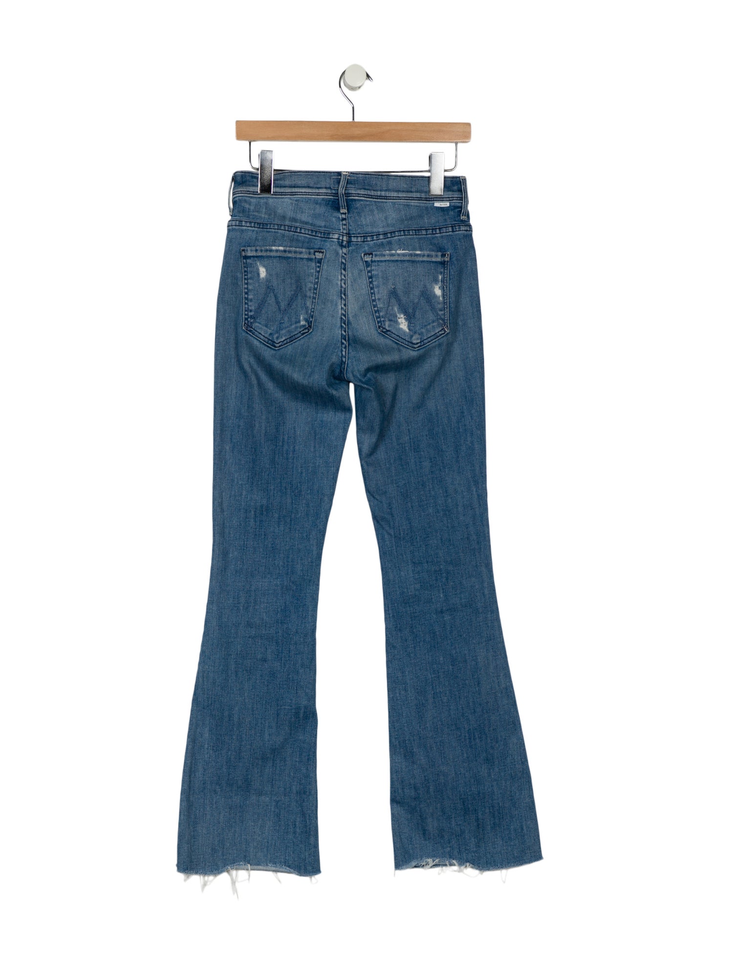 Mother Mid-Rise Straight Leg Jeans