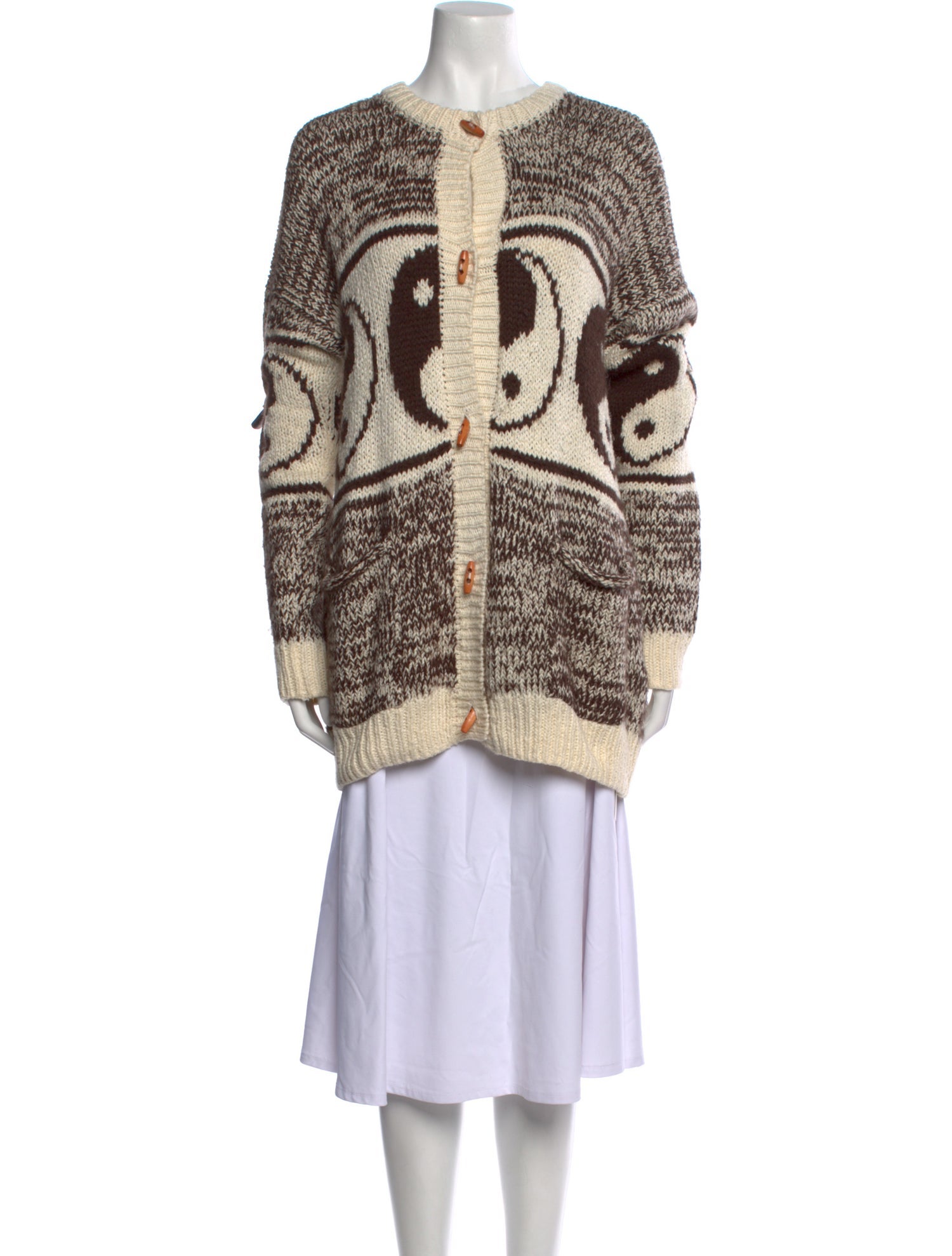 Mother Printed Crew Neck Sweater