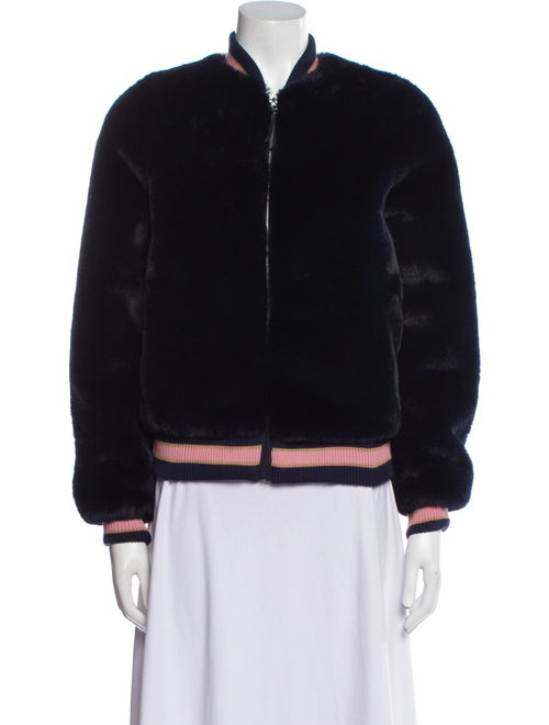 Mother Faux Fur Bomber Jacket