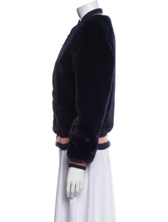 Mother Faux Fur Bomber Jacket