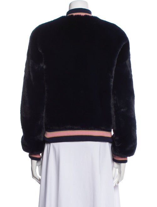 Mother Faux Fur Bomber Jacket