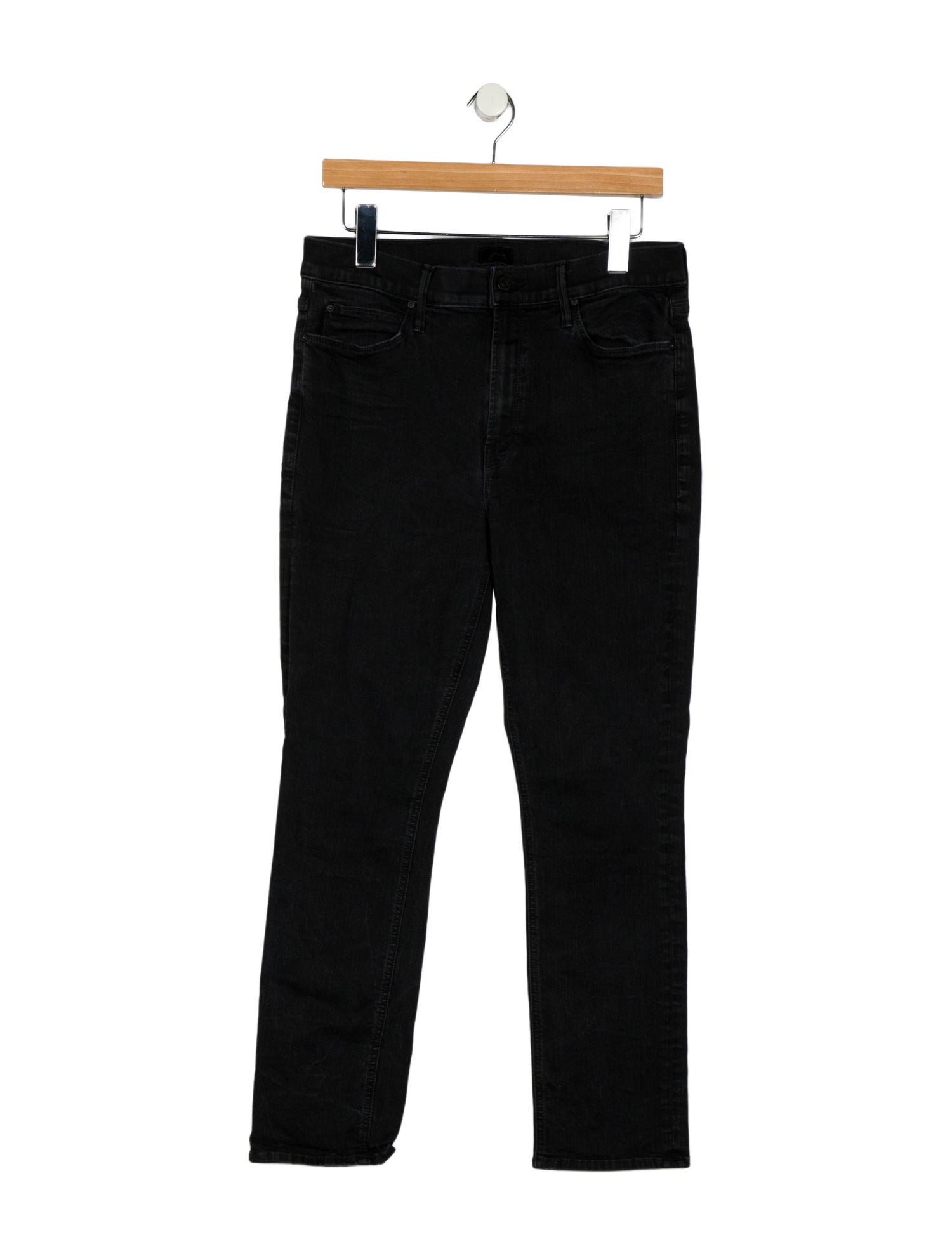 Mother High-Rise Straight Leg Jeans