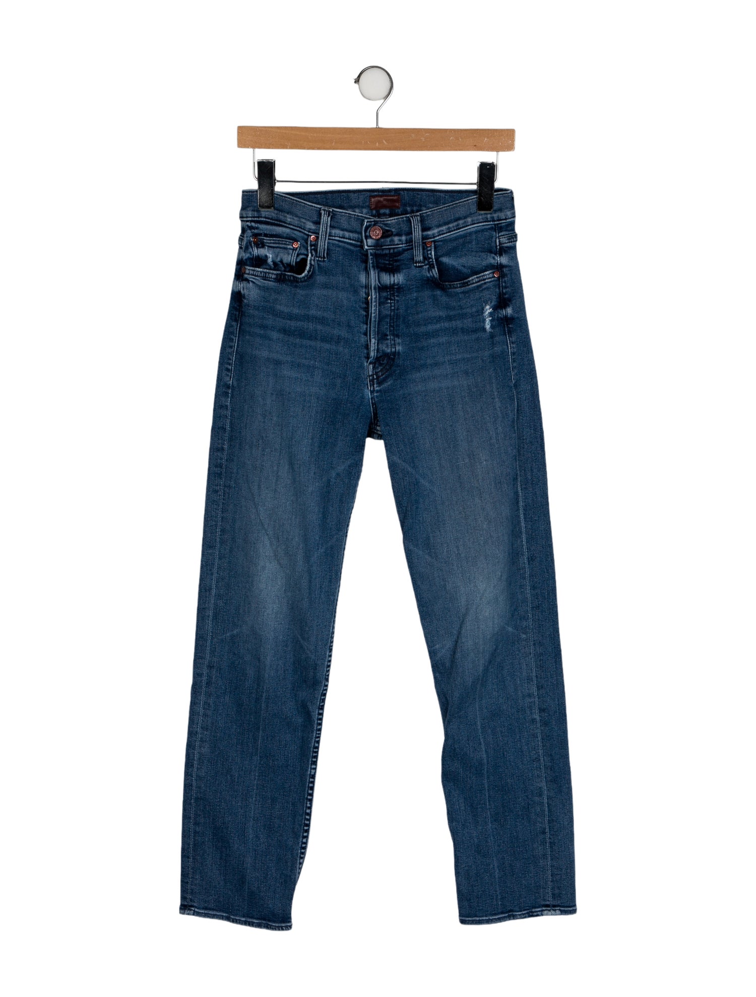 Mother Mid-Rise Skinny Leg Jeans