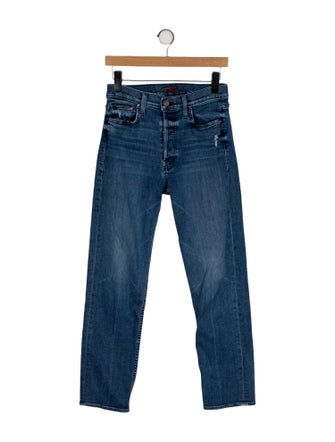 Mother Mid-Rise Skinny Leg Jeans