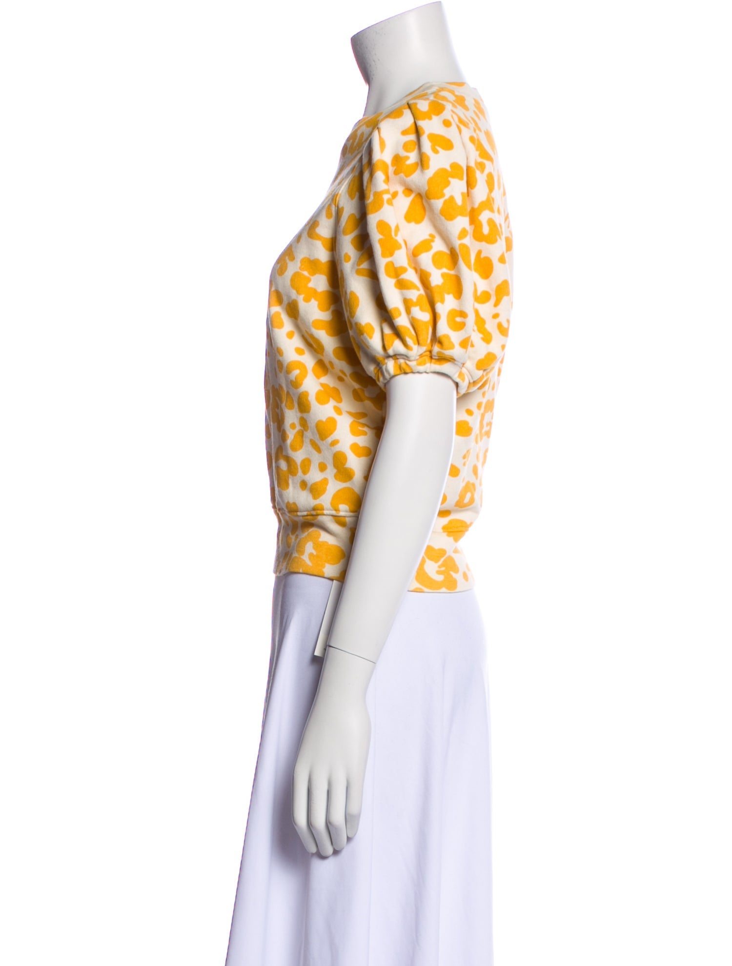 Mother Printed Crew Neck Top