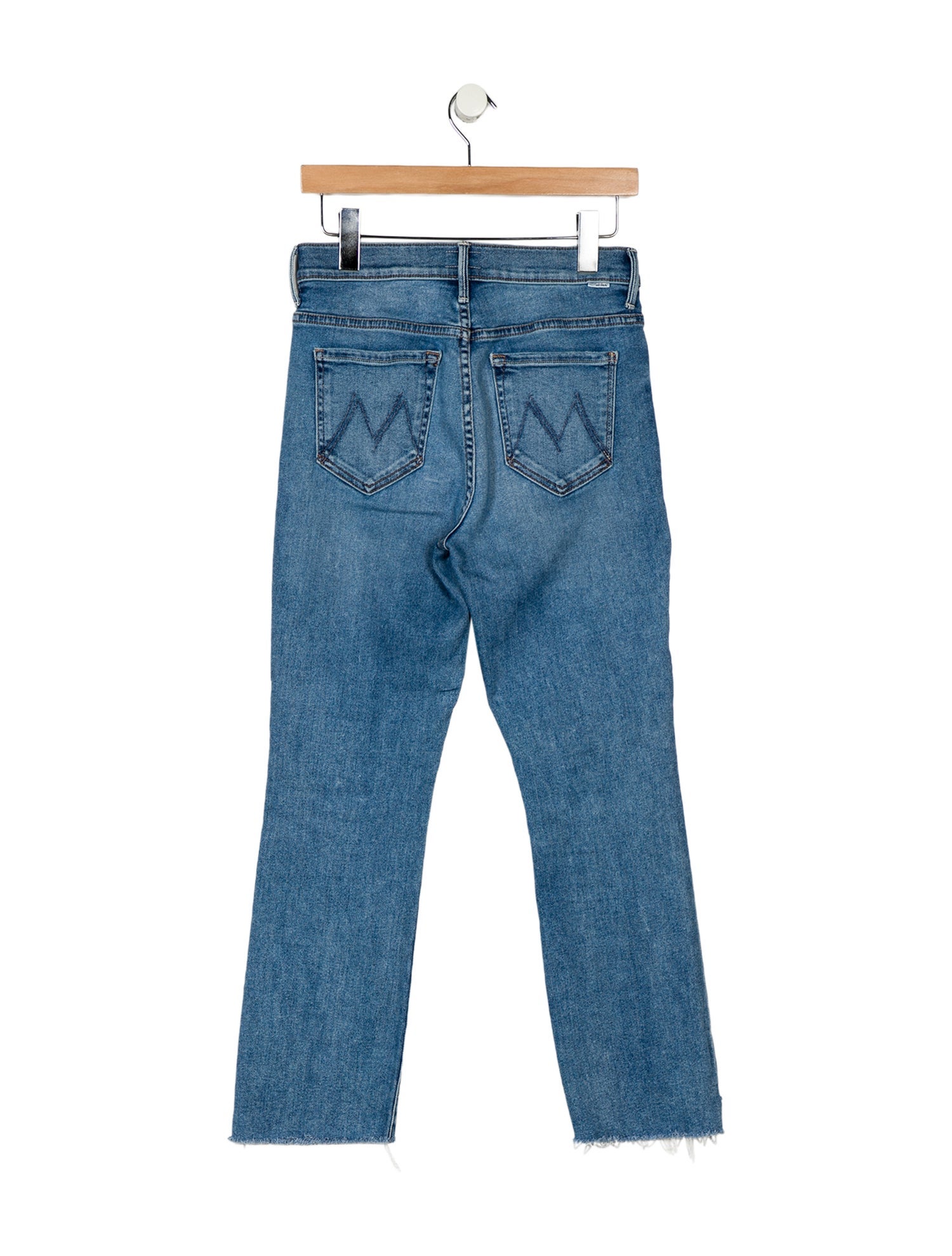 Mother Mid-Rise Straight Leg Jeans