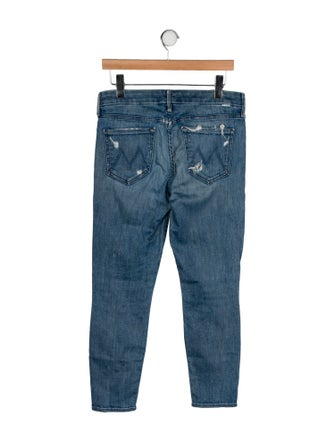 Mother Mid-Rise Skinny Leg Jeans