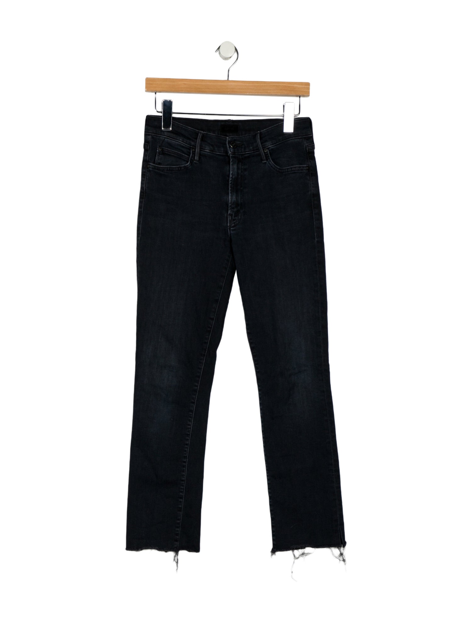 Mother Mid-Rise Straight Leg Jeans