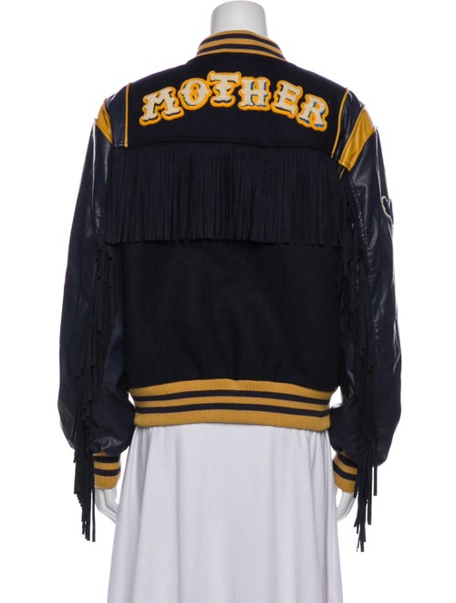 Mother Wool Printed Bomber Jacket