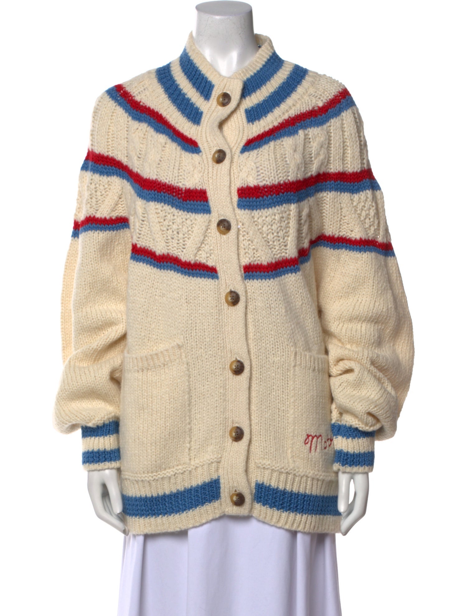 Mother Baby Alpaca Striped Sweater