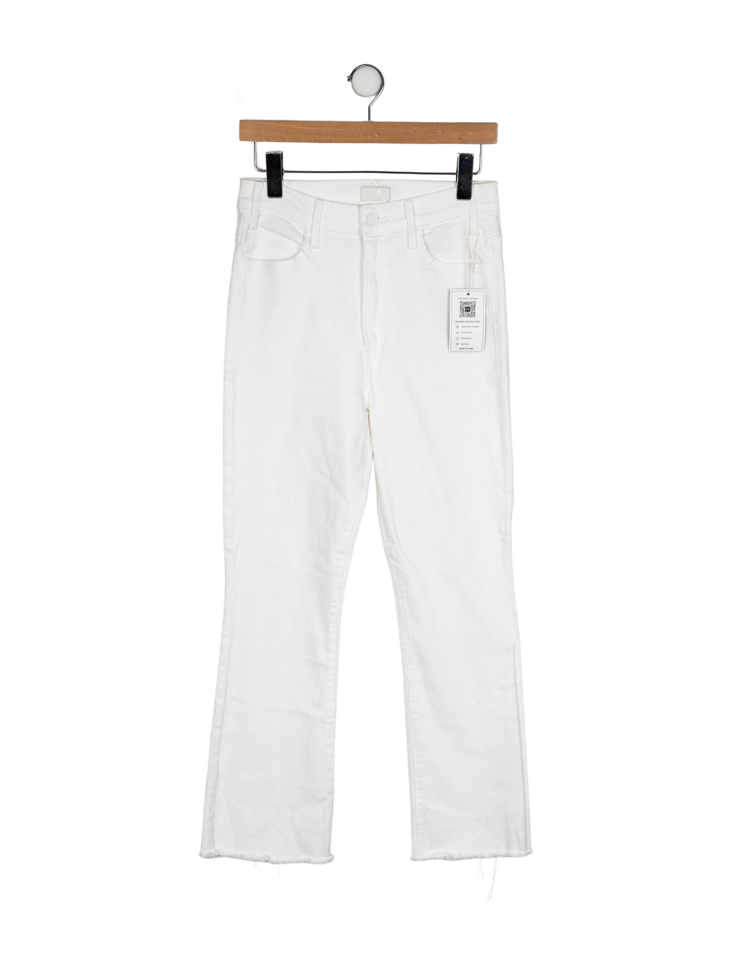 Mother High-Rise Straight Leg Jeans