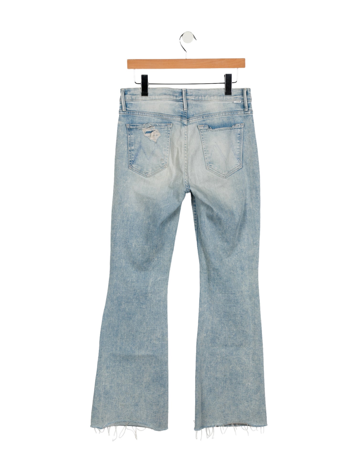 Mother Mid-Rise Wide Leg Jeans