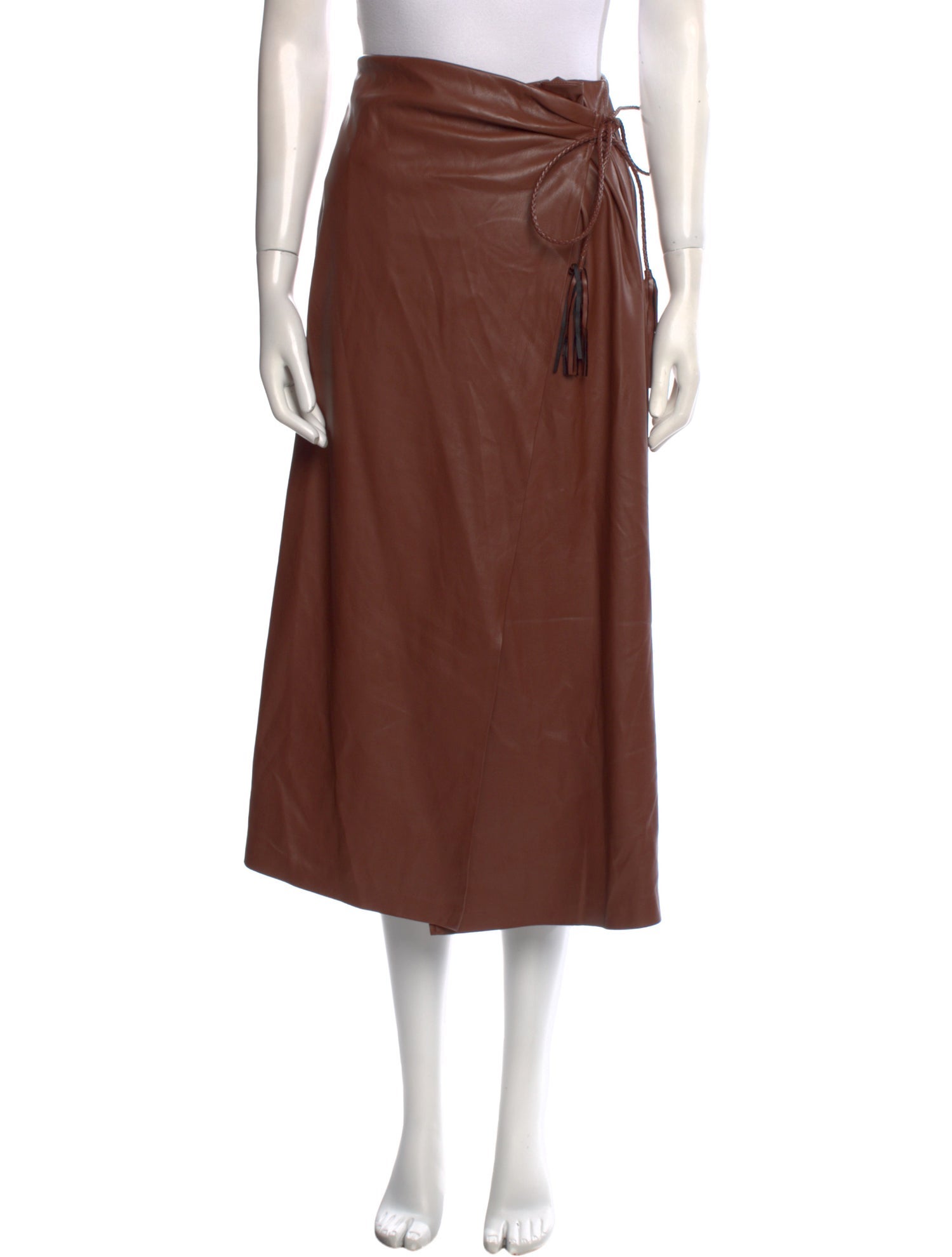 Mother Tassel Accents Midi Length Skirt