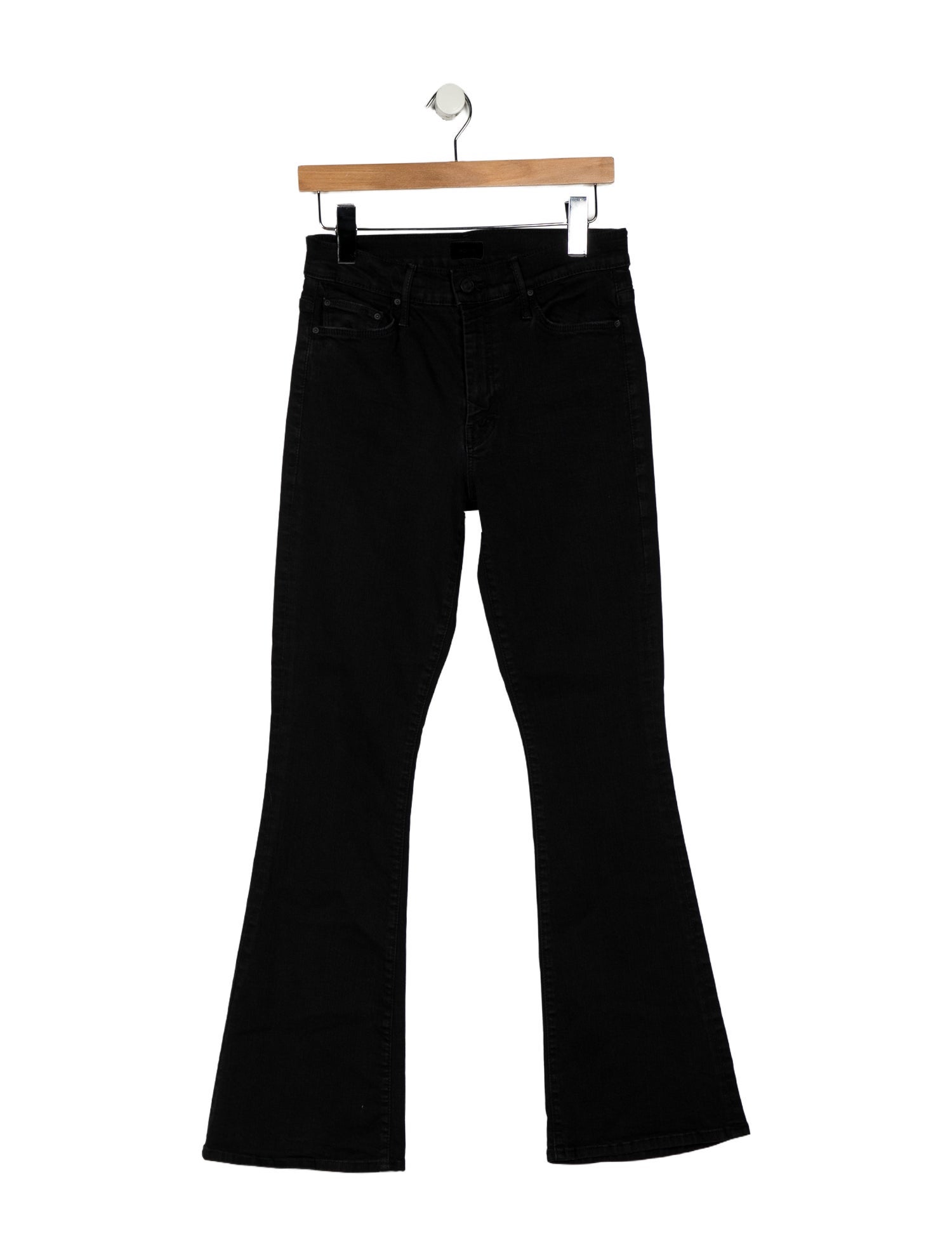 Mother Mid-Rise Wide Leg Jeans
