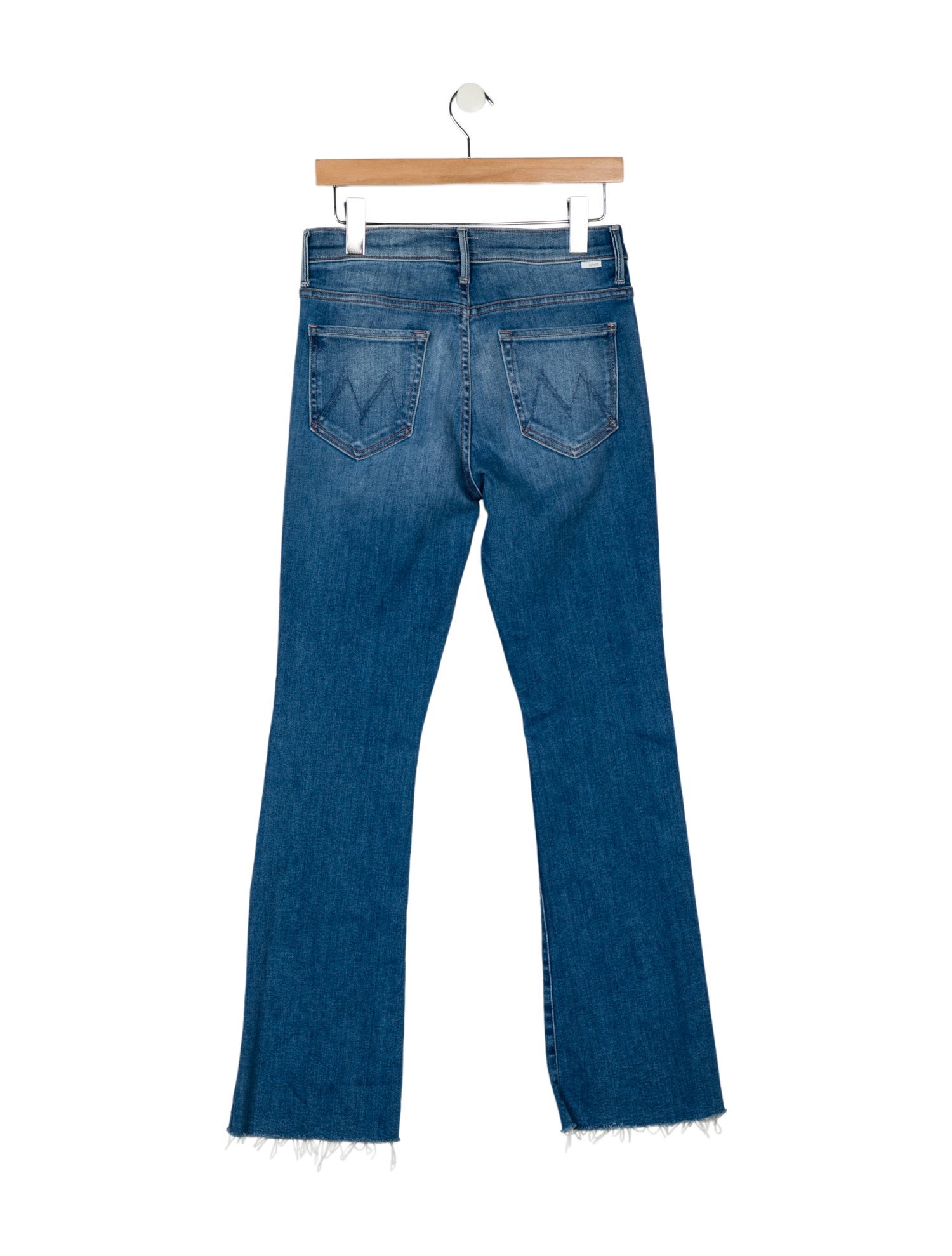 Mother Mid-Rise Straight Leg Jeans