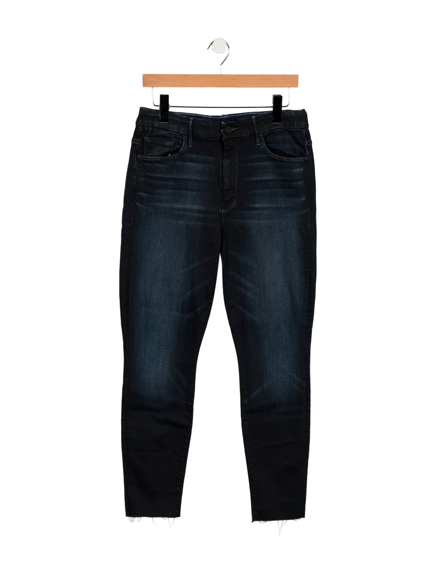 Mother Mid-Rise Skinny Leg Jeans