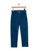 Mother Mid-Rise Straight Leg Jeans