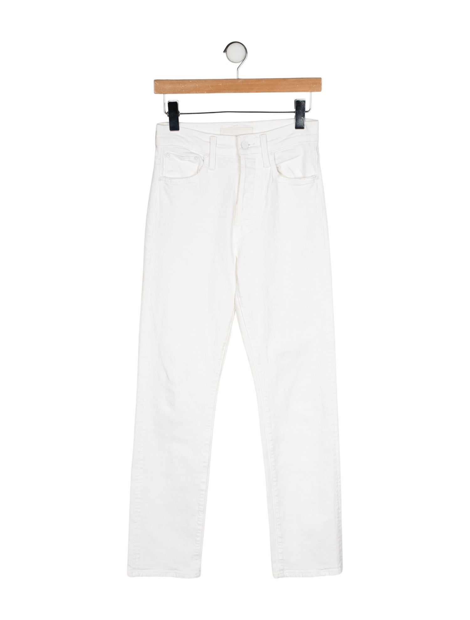 Mother High-Rise Straight Leg Jeans
