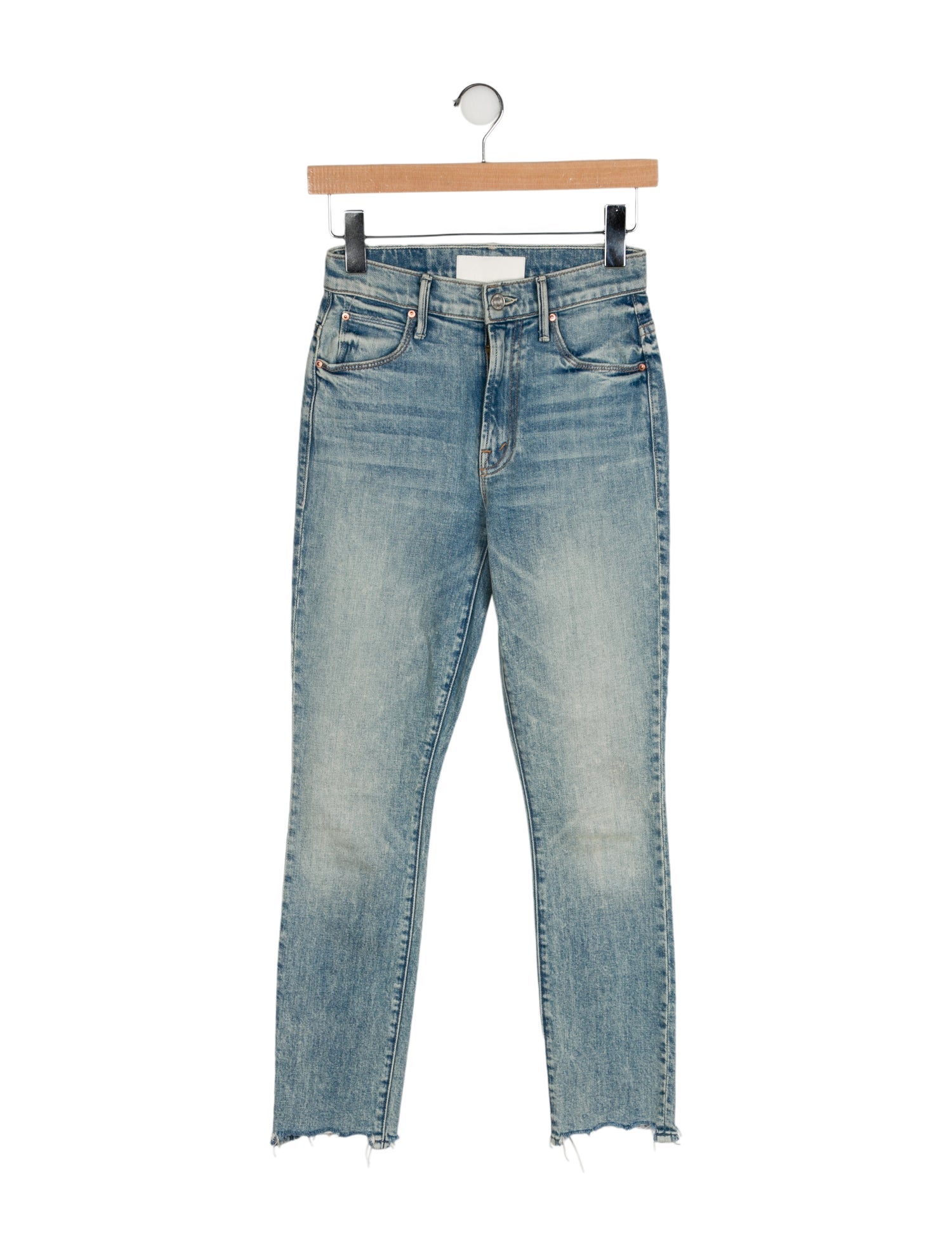 Mother Mid-Rise Skinny Leg Jeans