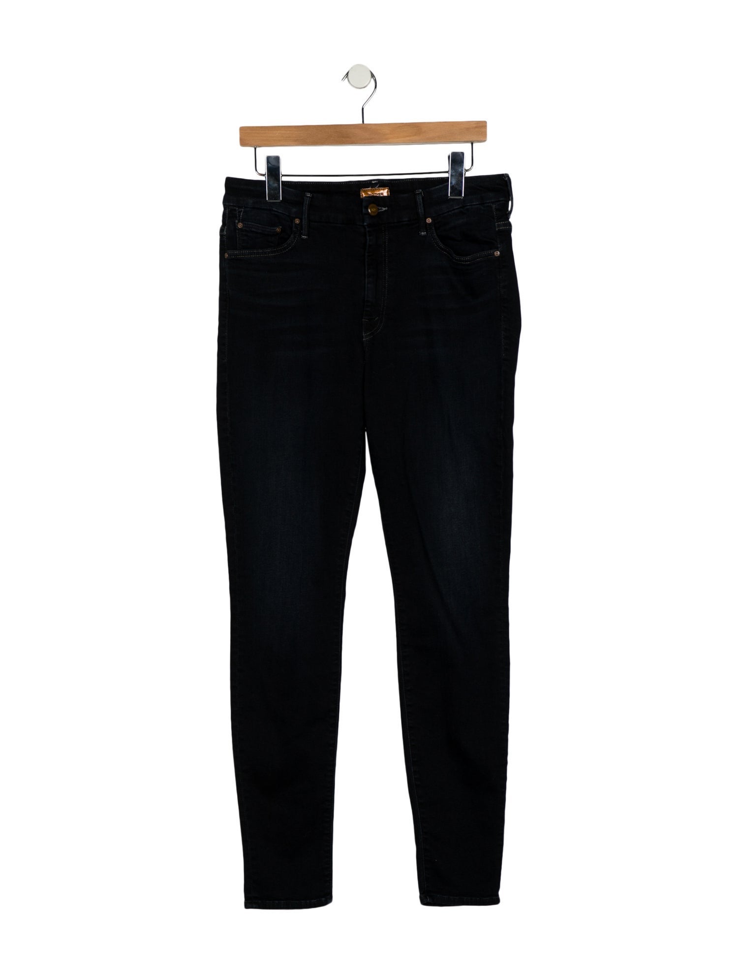 Mother Mid-Rise Skinny Leg Jeans