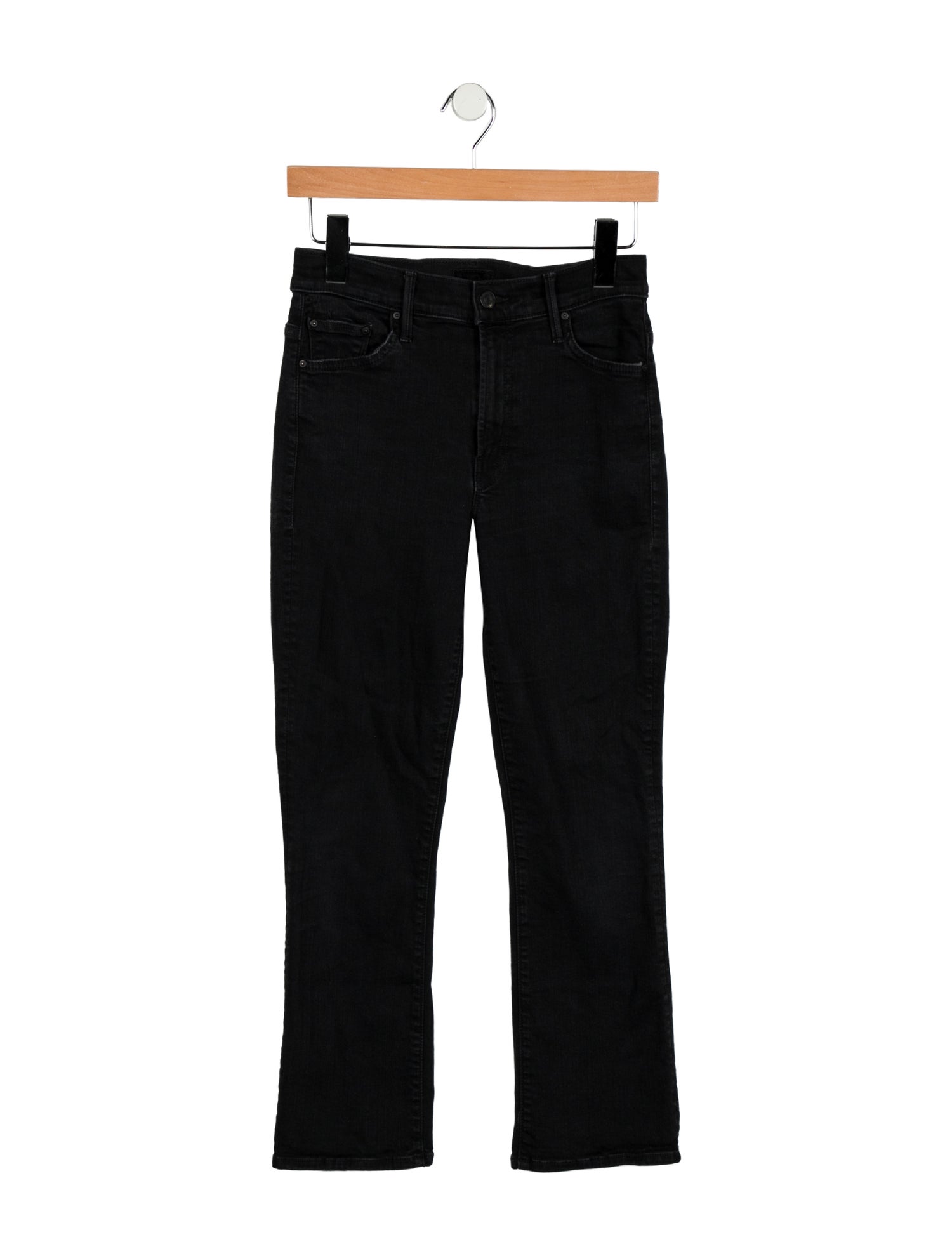 Mother Mid-Rise Straight Leg Jeans