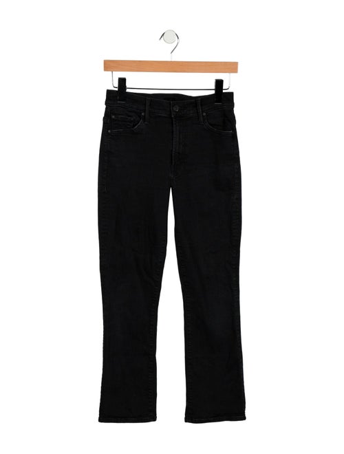 Mother Mid-Rise Straight Leg Jeans