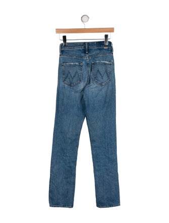 Mother High-Rise Straight Leg Jeans