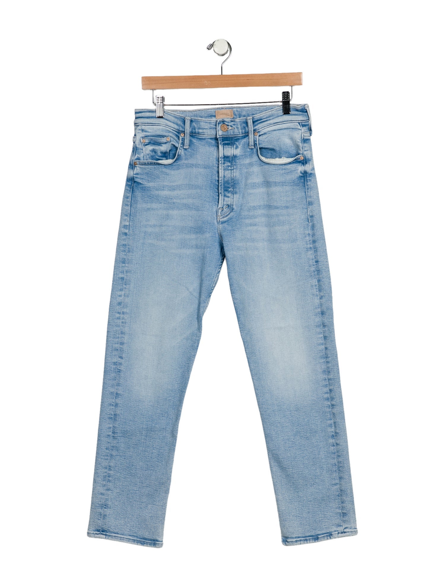 Mother High-Rise Straight Leg Jeans