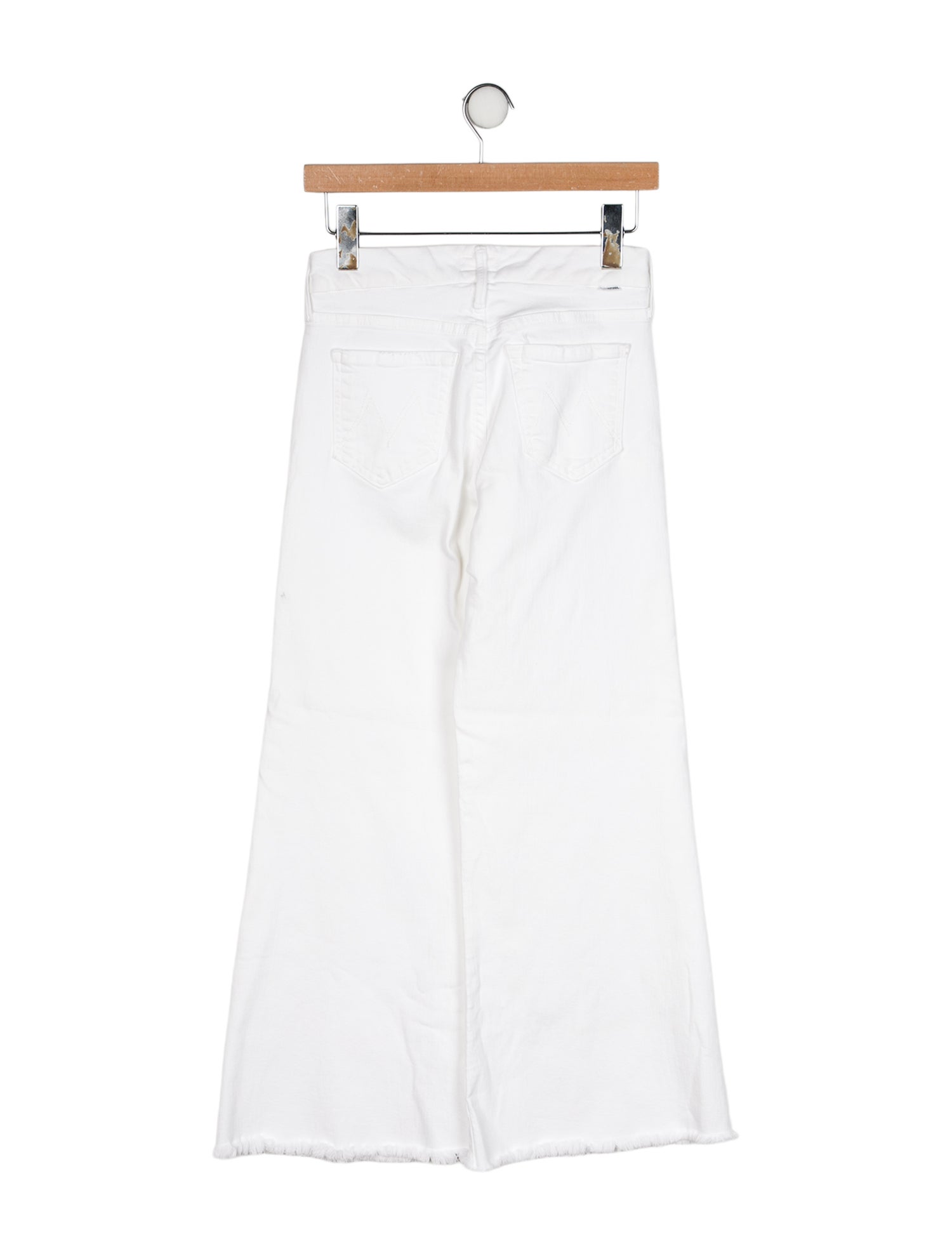 Mother Mid-Rise Wide Leg Jeans