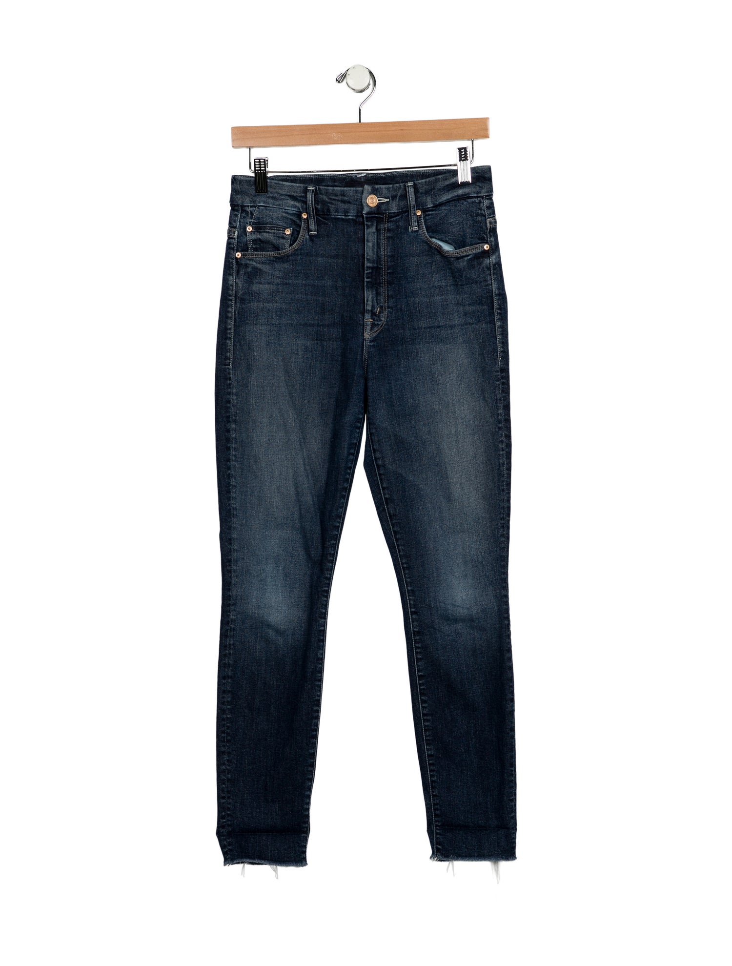 Mother Mid-Rise Skinny Leg Jeans