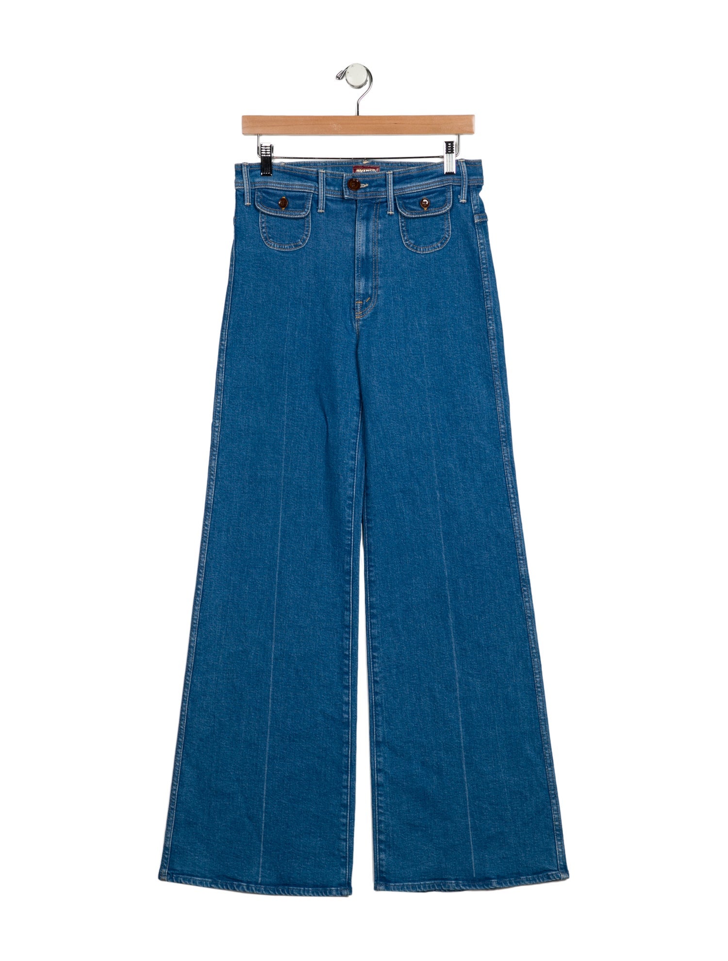 Mother Mid-Rise Wide Leg Jeans w/ Tags