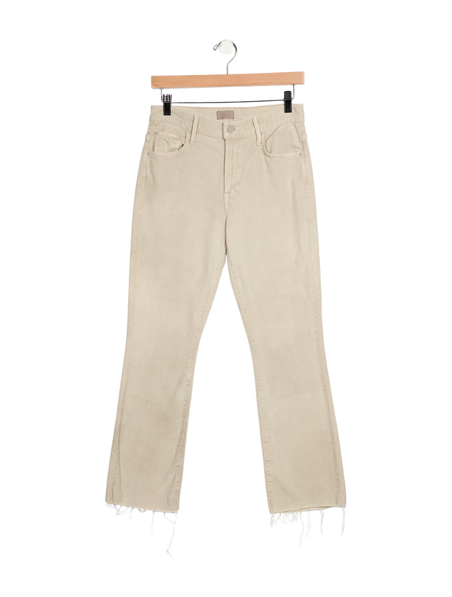 Mother Mid-Rise Straight Leg Jeans