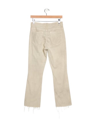 Mother Mid-Rise Straight Leg Jeans