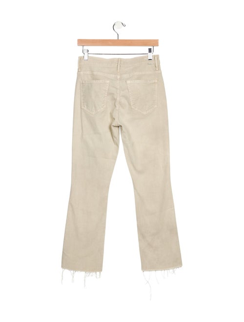 Mother Mid-Rise Straight Leg Jeans