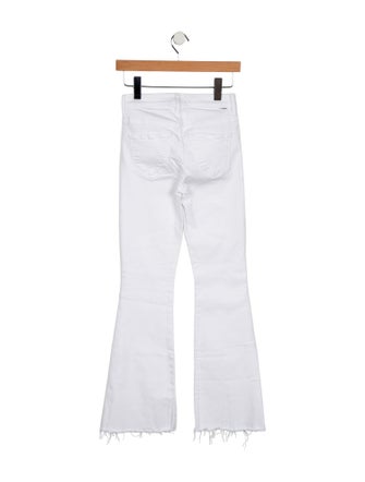 Mother Mid-Rise Wide Leg Jeans