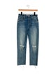Mother Mid-Rise Straight Leg Jeans