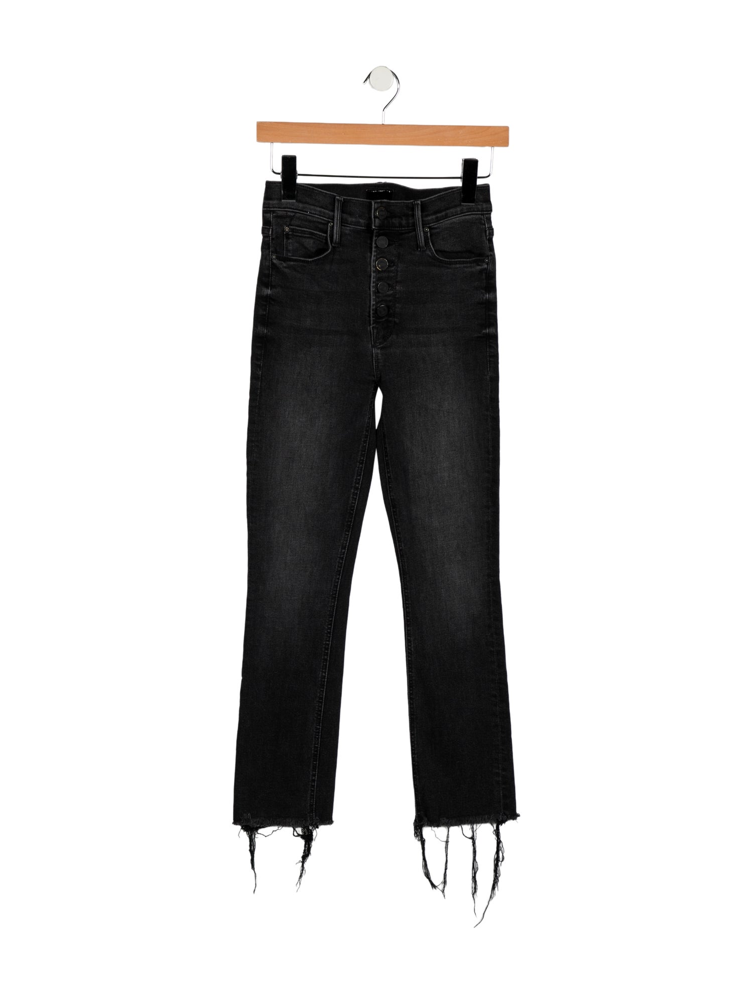 Mother Mid-Rise Straight Leg Jeans
