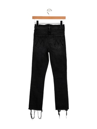 Mother Mid-Rise Straight Leg Jeans