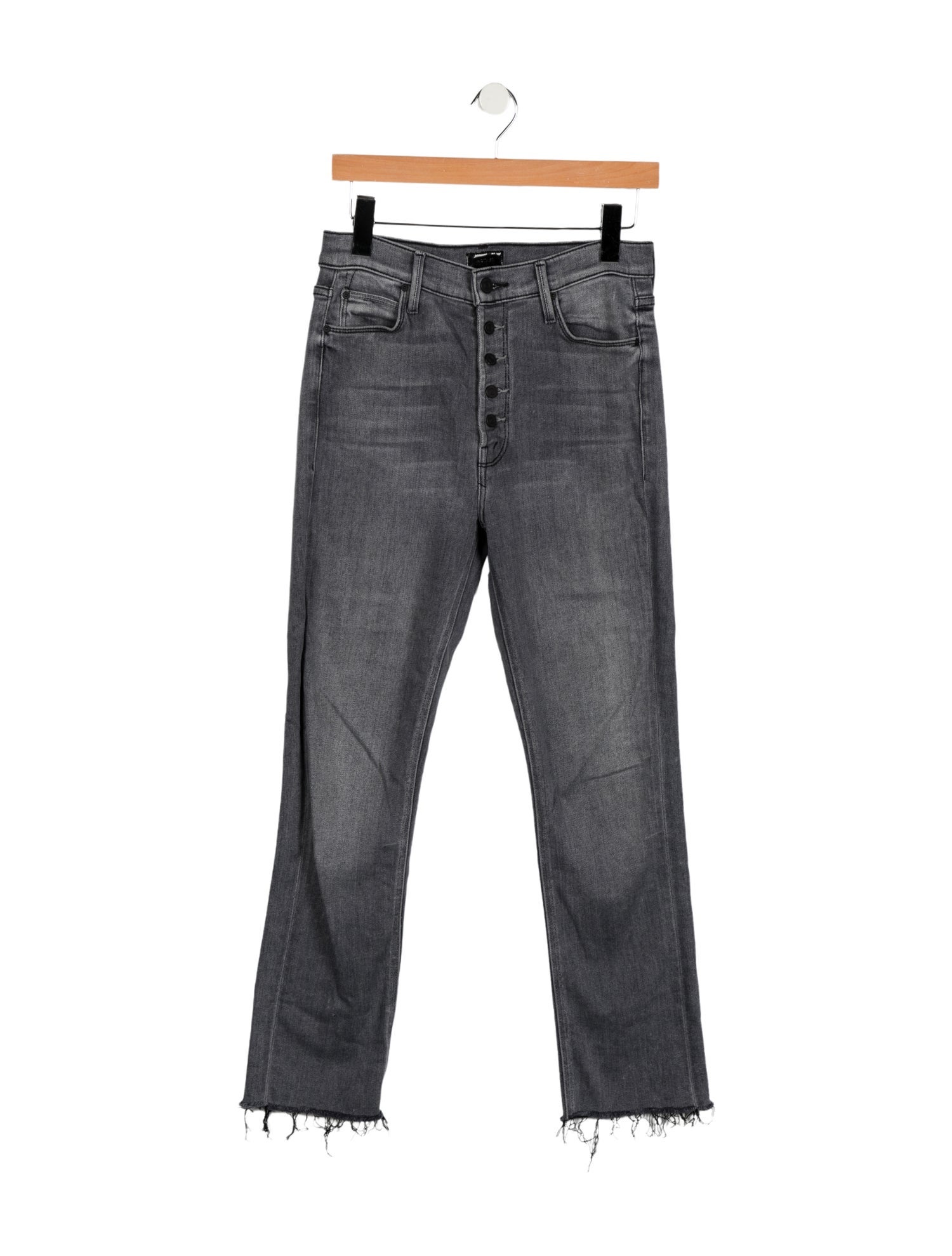 Mother High-Rise Straight Leg Jeans