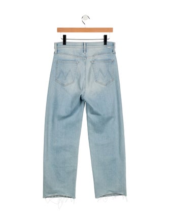 Mother Mid-Rise Wide Leg Jeans