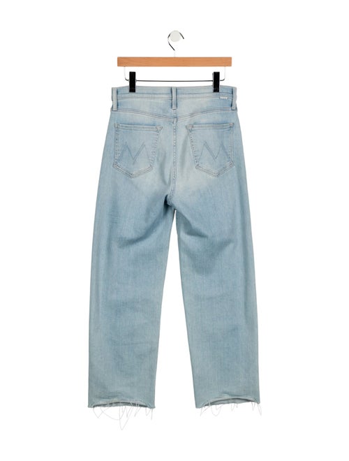 Mother Mid-Rise Wide Leg Jeans