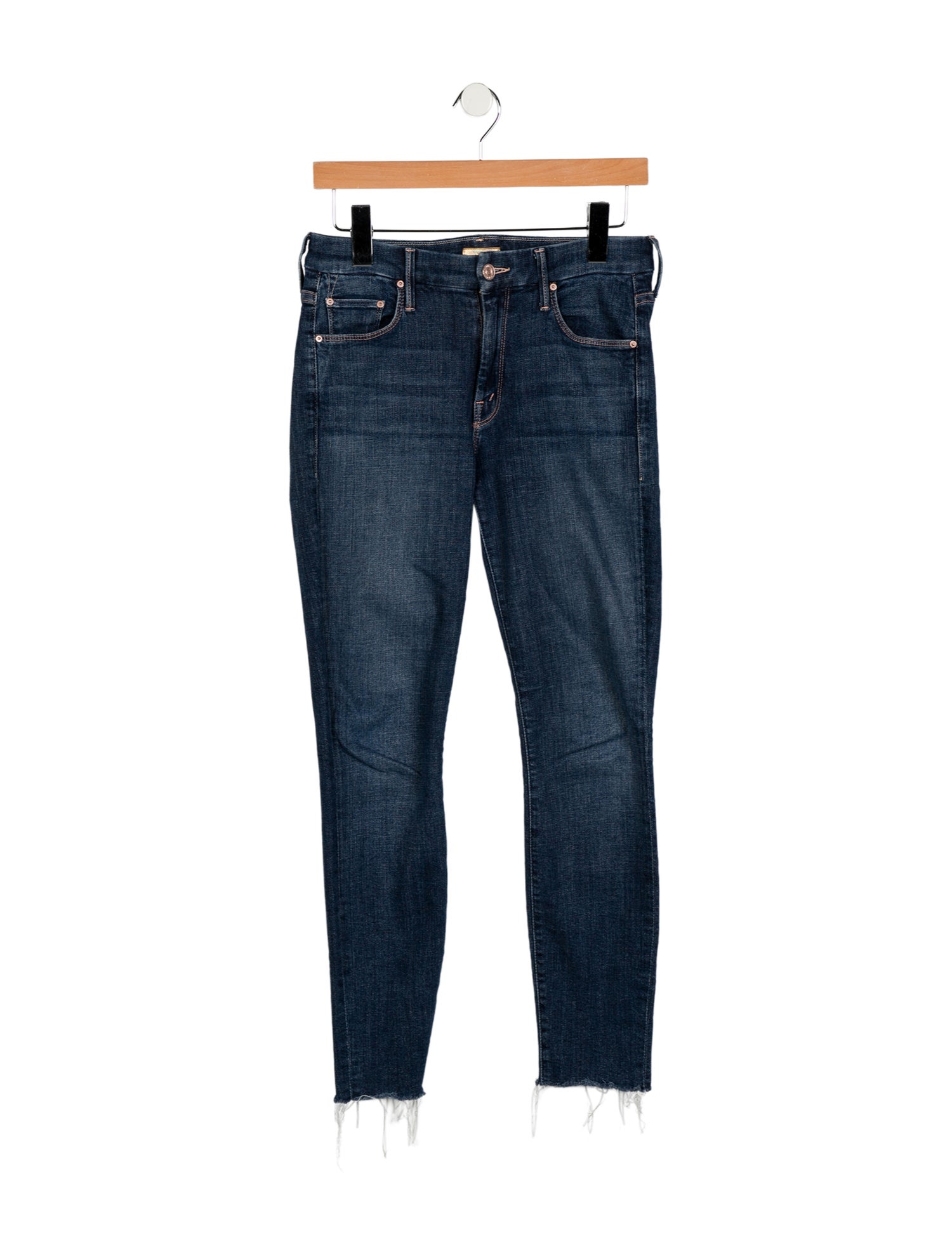 Mother Mid-Rise Skinny Leg Jeans